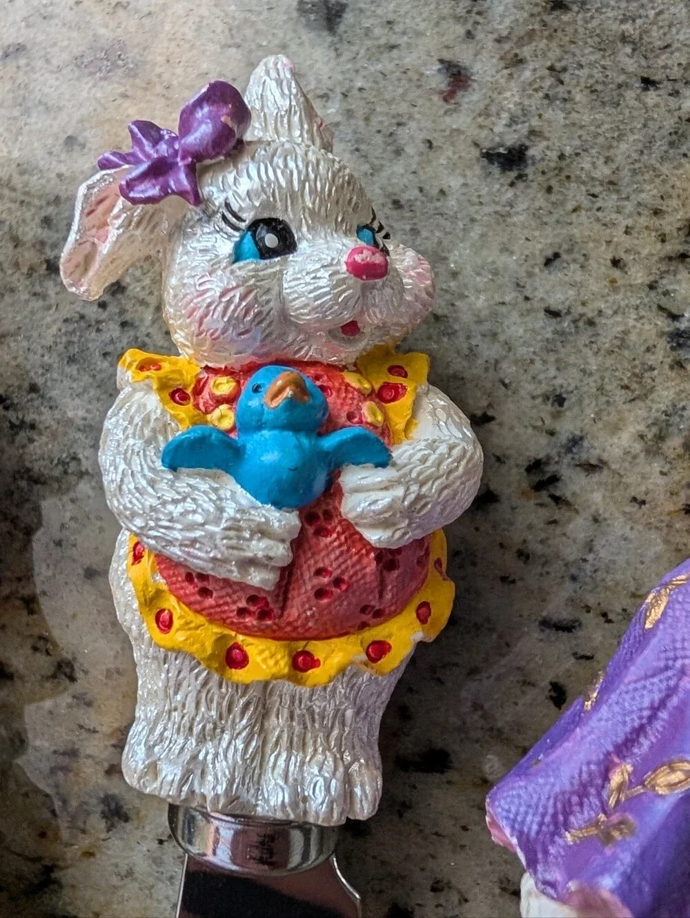 CHRISTOPHER RADKO dapper hare rabbit family spreader knife set